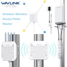 WAVLINK Wireless Access Point Router Outdoor Dual Band WiFi Router Gigabit IP67  picture