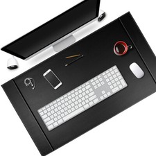 Luxury Leather Home Office Non-Slip Desk Blotter Writing Pad Mouse Mat 34