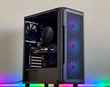 Stock Trading Computer Affordable Quad Monitor Ready RYZEN 32GB RAM 1TB SSD RGB picture