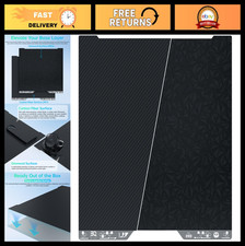 Double-Sided Build Plate for 3D Printers - Flexible Spring Steel Sheet 346x355mm picture