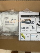 (Box of 50) Siemon ZP1-6AS-01B Copper Rj45 Z-PLUG, SHLD, 6A, BLK LTCH W/BOOT picture