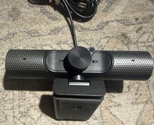 USB Webcam Camera with Built-In Microphone Adjustable Clip Tested Working picture