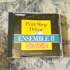Broderbund The Print Shop Deluxe Ensemble II Windows DTP CD English 2206111 picture