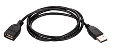 USB 2.0 Extension Cable Black AM to AF Super Speed EXT Cord 3-15ft Multi-Pk LOT picture