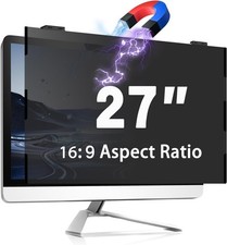 JEAPKA Privacy Filter 27 Inch for Frameless Monitor, Anti-Glare Shield picture