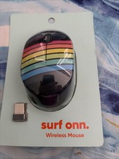 Surf Onn. Wireless Mouse  5 Buttons - USB Nano Receiver   Multicolor picture