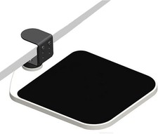 Mouse Platform Clamp On Under Desk Adjustable Mouse Tray Mount Swivel Desktop picture