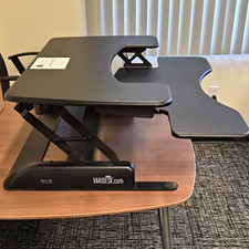 VARIDESK ProPlus 36 Height Adjustable Desk Converter Stand Dual Platform Black picture