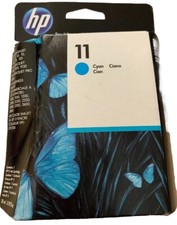 HP 11 Cyan C4836A Ink Cartridge New In Box Expired 06/2014 picture