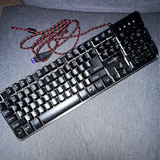 Skytech Gaming K-1000 Wired Gaming Keyboard QWERTY English Black/Silver picture