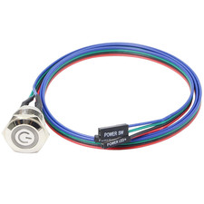 XMSJSIY Chassis Switch Host Metal Button Computer Host Switch Cable (16Mm) picture
