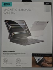 ESR Magnetic Keyboard Case 360 Rebound Series For iPad Pro 13 M5 M4 25 24 White picture