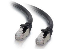 C2G 6FT CAT6 SNAGLESS STP CABLE Black 813 picture