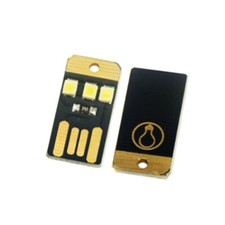10PCS Mini Night USB LED Keychain Portable Power Board Pocket Card Lamp Bulb LED picture