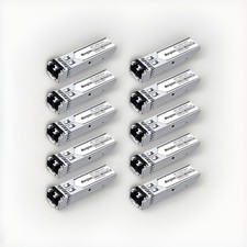 10Pack 1.25G 850nm Multimode SFP LC Transceiver Fiber Module 550 Meters 1000B... picture