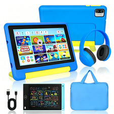 AEEZO 7 Inch Kids Tablet Bundle, 8GB RAM 64GB, Learning Tablet for Kids - Blue™ picture