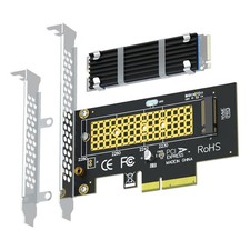 M2 NVMe to PCIe 4.0 X4 Adapter Converter with Heatsink 22x70mm for NVMe SSD picture