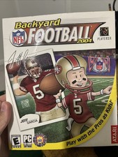 Backyard Football 2004 Big Box PC Game Jeff Garcia Version New, Disc Case Sealed picture