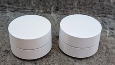 🔥Lot of 2🔥 Google GJ2CQ White  Wi-Fi Router w/Adapter - Tested Works picture