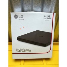LG Ultra Slim Portable DVD Writer GP63EX70 USB External Black New in Box picture