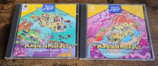 2 The Magic School Bus PC CD Game Explores the Ocean & Human Body Microsoft 90s picture