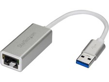 StarTech.com USB 3.0 to Gigabit Network Adapter - Silver - Sleek Aluminum Design picture