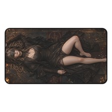 Fire Keeper Gothic Desk Mat Dark Fantasy Art Large Mousepad Gamer Gift picture