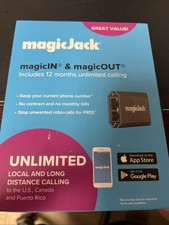 magicJack Home VOIP Adapter - Unlimited US & Canada Calls - Brand New Open Box picture