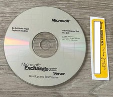 Microsoft Exchange 2000 Server Dev Test CD w/ Product Key Disc Only picture