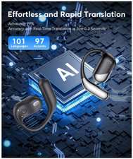 AI Translation Earbuds Real Time – 164 Languages Translator Earbuds, 4-in-1 Wire picture