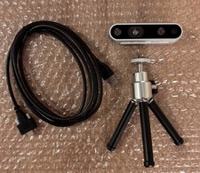 Intel RealSense Depth Camera D435 Silver w/ locking USB C To C Cable and Tripod picture