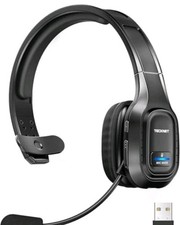 Trucker Bluetooth Headset, AI Noise Canceling Mic, Wireless On-Ear picture