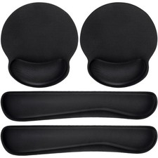 8 Pcs Ergonomic Mouse Pad and Keyboard with Wrist Support Set Soft Smooth Gel Wr picture