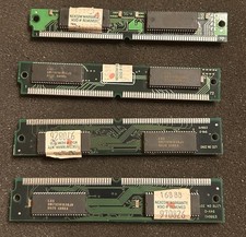 128MB Lot 4x 32MB 72 Pin SIMM RAM LGS GM71C18163BJ6 5V Non Parity Memory Untest picture