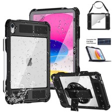 For iPad A16 11 iPad 10th Case IP68 Waterproof Shockproof Heavy Duty Stand Cover picture