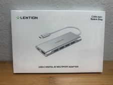 Lention USB-C Digital AV Multiport Adapter Computer Hub C35H-NA1- SPACE GRAY picture