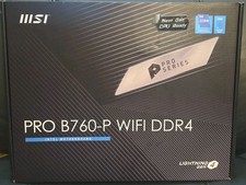 MSI PRO B760-P WIFI DDR4 LGA1700 Intel Motherboard - New Inner Sealed In OpenBx picture