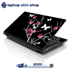 Laptop Skin Sticker Decal Cover for Notebook Apple Asus Pink Bloom 13-16 inch picture