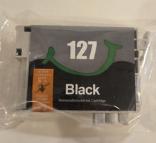 EZInk 127 Black Ink Cartridge Compatible Replacement Open Box Sealed Exp Unknown picture