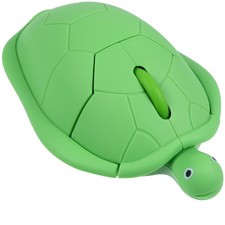 Cute Green Turtle Shape Wireless Mouse Silent Click Optical Travel Mice picture