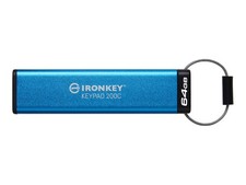 Kingston IronKey Keypad 200C USB-C USB Flash Drive 64GB Type C IKKP200C/64GB picture