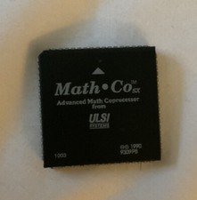 ULSI 80387sx FPU LCC FasMath Math CoProcessor 387SX 16-40 MHz USA Seller picture