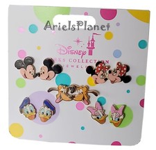 Disney Parks Collection Jewelry  Mickey Mouse & Friends Kids Earrings Set of 5 picture