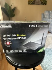 ASUS RT-N10+ 4-Port Wireless-N Router w/Adapter New Fast - 150 Mbps picture