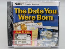Snap – The Date You Were Born, 1998, Trivia Software CD, Software, New picture