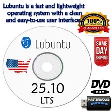 Lubuntu 25.04 (Plucky Puffin) Bootable LIVE/Installer DVD Ultra-Lightweight, OS picture