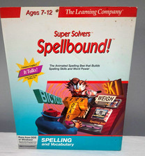 The Learning Company Super Solvers SPELLBOUND DOS Floppy Educational Software picture