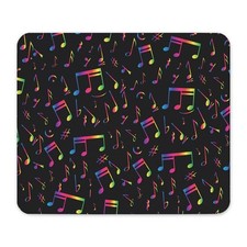 CafePress Rainbow Musical Notes Mousepad  (83377365) picture