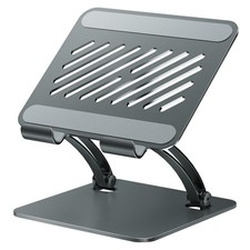 Tablet Holder Stand, Dual Rod Adjustable Aluminum Desktop Stand, Compatible w... picture