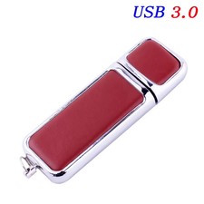 USB 3.0 Metal Flash Drive 128GB White Memory Stick with Free Custom Logo picture